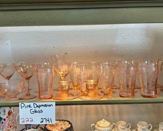 Pink Depression Glass