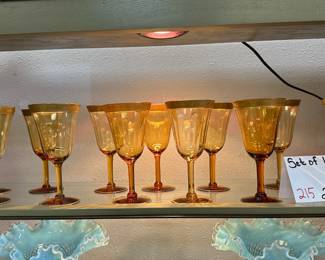 Glass set of 12