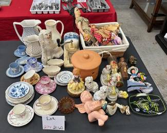 China and Figurine Lot