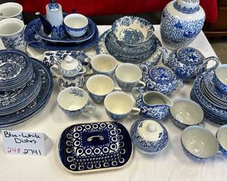 Blue and White Dishes