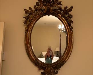 Antique gilt mirror 