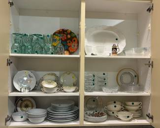 Dishes, platters & glasses