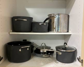 Calohalon  pots and pans 