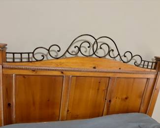 Closeup of headboard