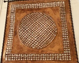 Amazing leather wall hanging