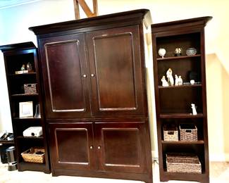 3 piece entertainment cabinet