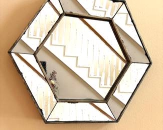 Octagon shape mirror