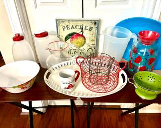 Assorted patio serving