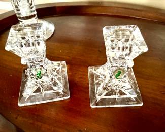 Waterford crystal candlesticks