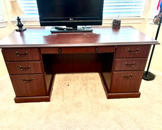 Executive desk with drawers