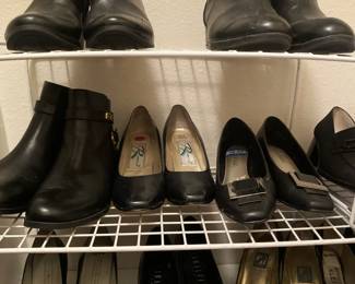 Some of the many shoes