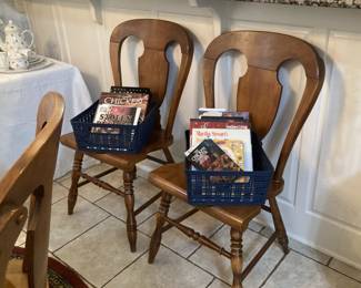 Two of the six chairs