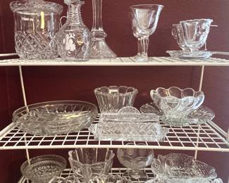 Crystal and glass selections