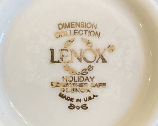 Lenox china "Holiday" - made in the USA