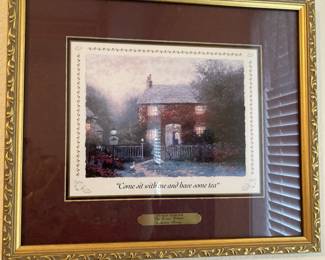 Come sit with me and have some tea." - Thomas Kinkade
