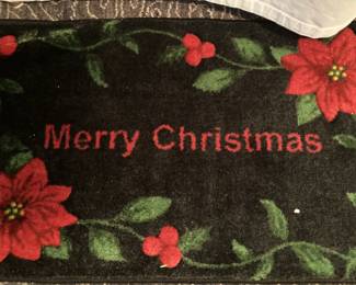 Holiday door mat