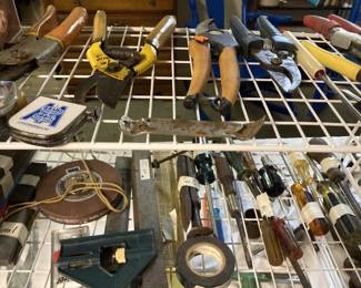 Some of the many tools