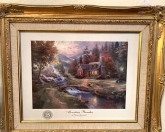 "Mountain Paradise" by Thomas Kinkade