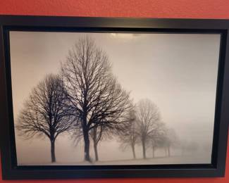 Winter Trees Print By Ilona Wellman