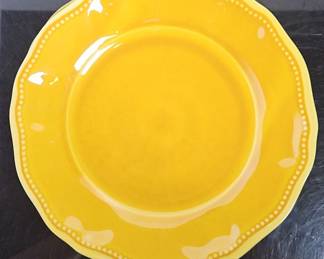 Provence Solid Yellow Salad Plate By Le Cadeaux