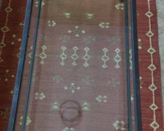 Wrought Iron And Glass Table