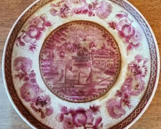 Asian Style Plate With Hanger 