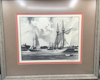 One of many original signed artwork