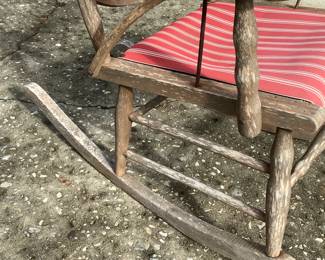 Detail of primitive rocker