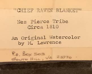 Label on back