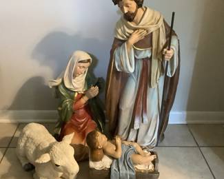 LARGE outdoor Nativity