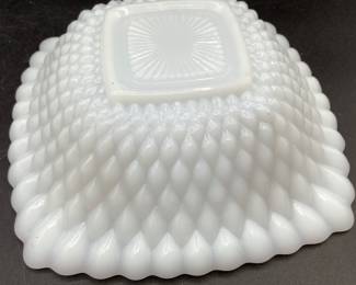 One of many milk glass items