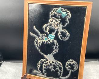 MCM Velvet Poodle Painting