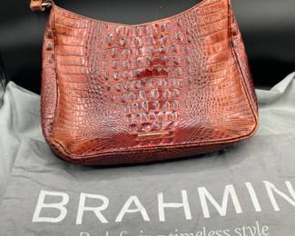 One of many Brahmin leather bags
