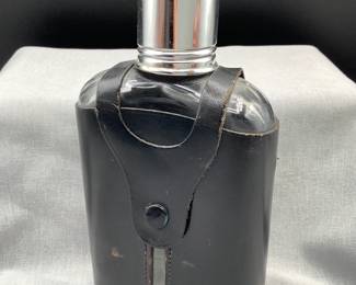 Another leather flask