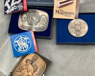 Smith & Wesson belt buckles