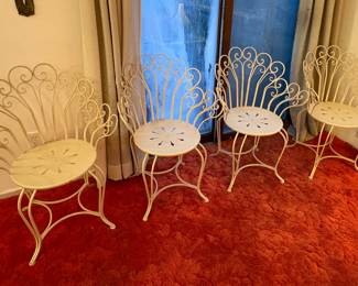 CAST IRON CHAIRS 