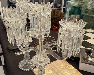 BACCARAT CRYSTAL CANDELABRAS 