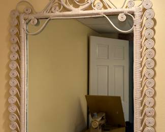 METAL SCROLL MIRROR 