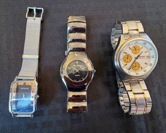 GENEVA, SEIKO & FRED BELAY WATCHES