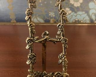 Brass picture holder