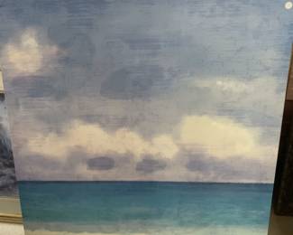 Blue sky and water picture