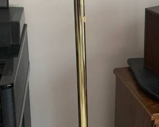 Brass floor lamp