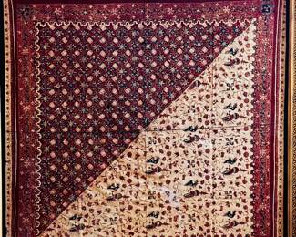 Framed Batik Textile