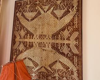 Ceremonial woven Tampan from Indonesia