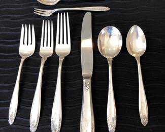 International "Prelude"  pattern sterling silver flatware 