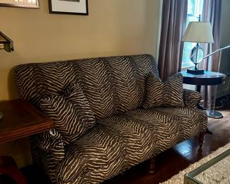 Zebra Print Sofas (2 available)