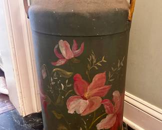Vintage Painted Milk Can