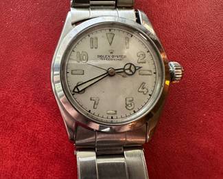 1941-1942 Rolex Oyster Speedking with Mercedes hands. 