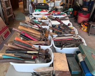 Tons on garage tools