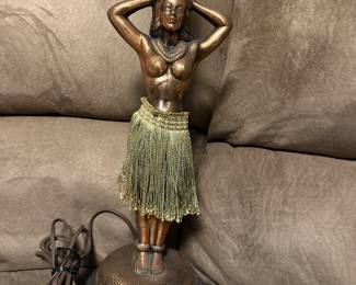 1940’s synchron hula lamp 1 of 2

